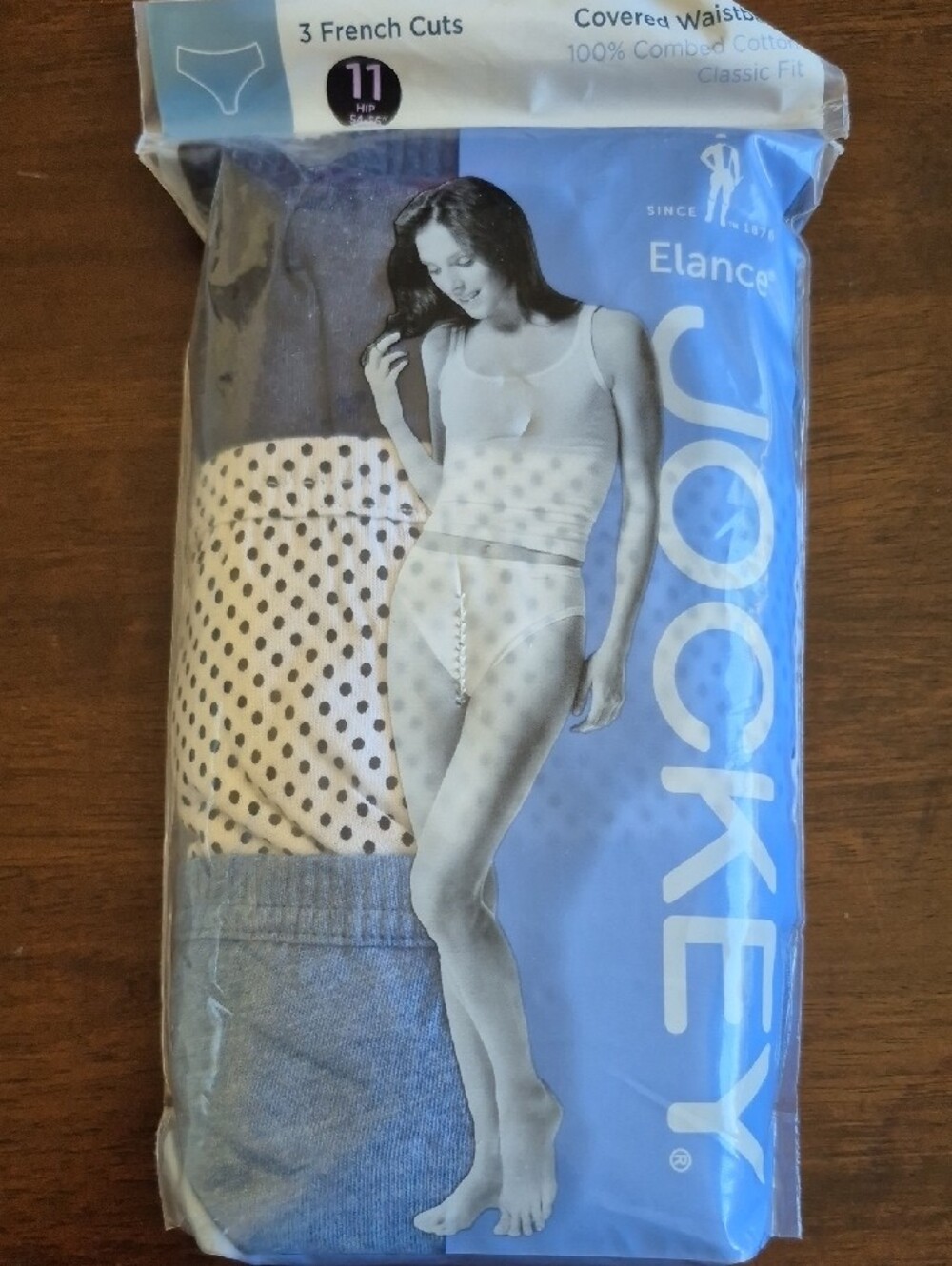Women's Jockey Cotton Elance French Cut Underwear. Three 3 Pack (9 total) New - Picture 2 of 5